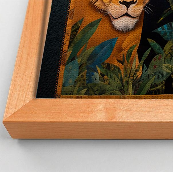 Lion Pride Jungle Black African American canvas print view 46