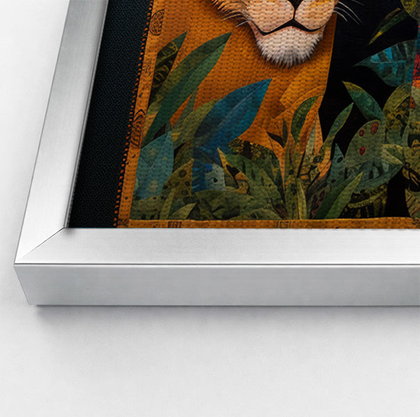 Lion Pride Jungle Black African American canvas print view 58