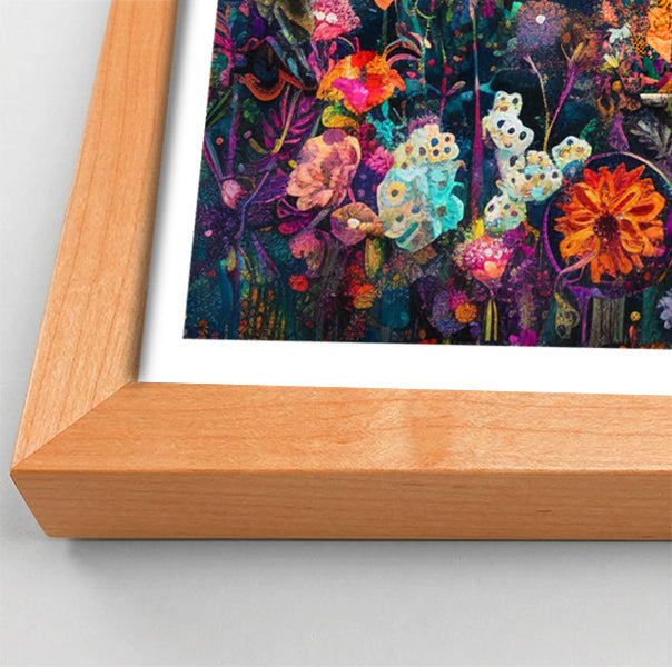Black Woman Floral Garden African American wall art view 82