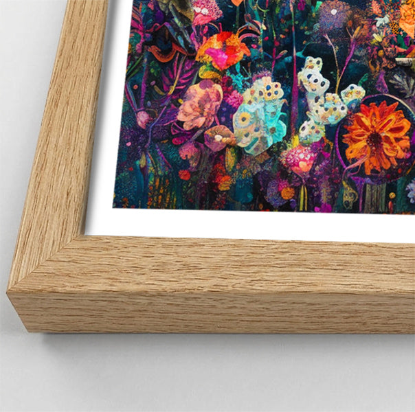 Black Woman Floral Garden African American wall art view 76