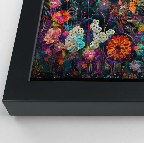 Black Woman Floral Garden African American wall art view 28