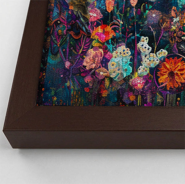 Black Woman Floral Garden African American wall art view 34