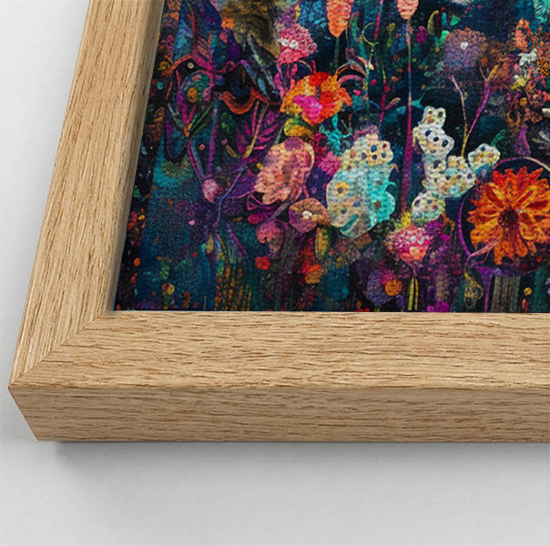 Black Woman Floral Garden African American wall art view 52