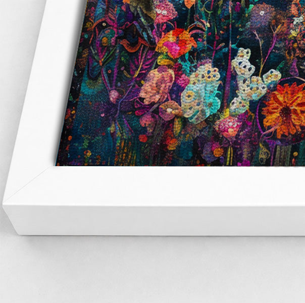 Black Woman Floral Garden African American wall art view 64