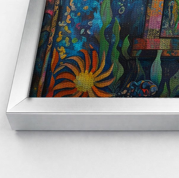 Black Mermaid Ocean Moon Caribbean wall art view 58