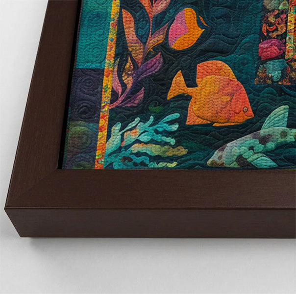 Black Mermaid Tropical Sea Caribbean wall art view 34