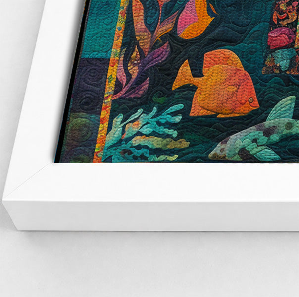 Black Mermaid Tropical Sea Caribbean wall art view 64