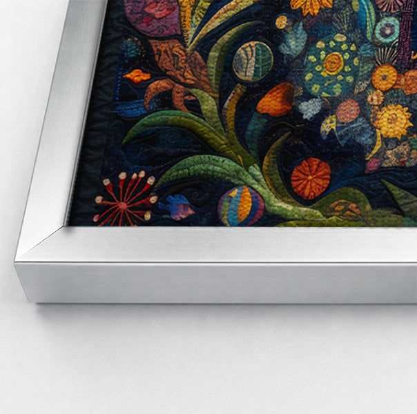 Black Mermaid Floral Ocean Caribbean wall art view 58
