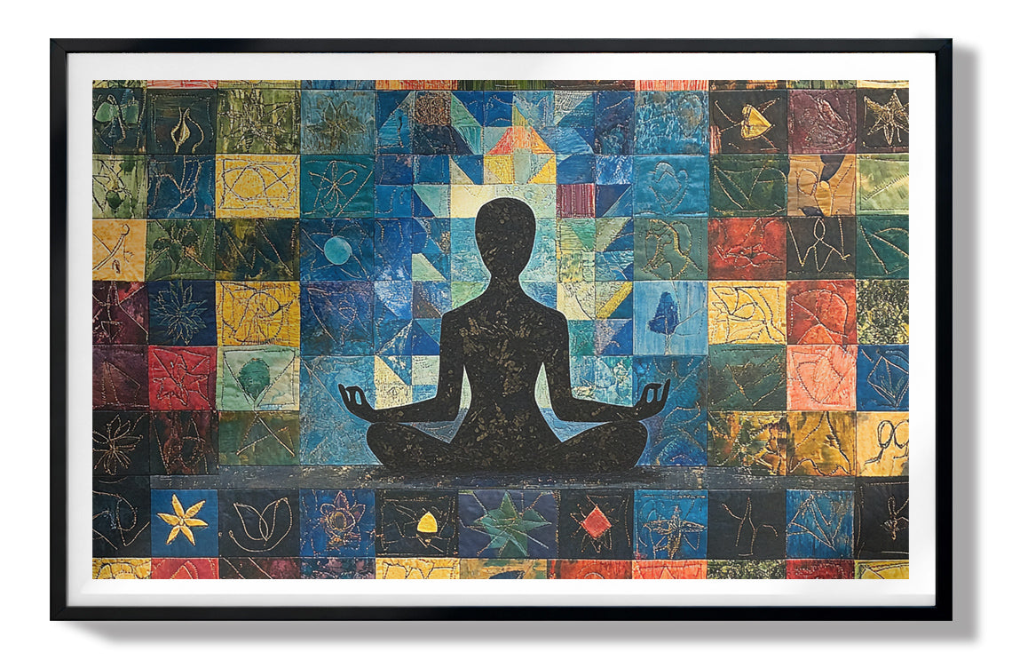 Black Woman Meditation African American wall art view 67