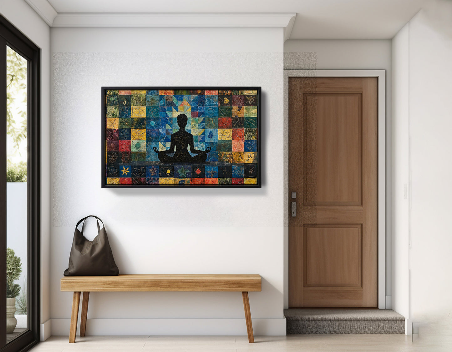 Black Woman Meditation African American wall art view 29