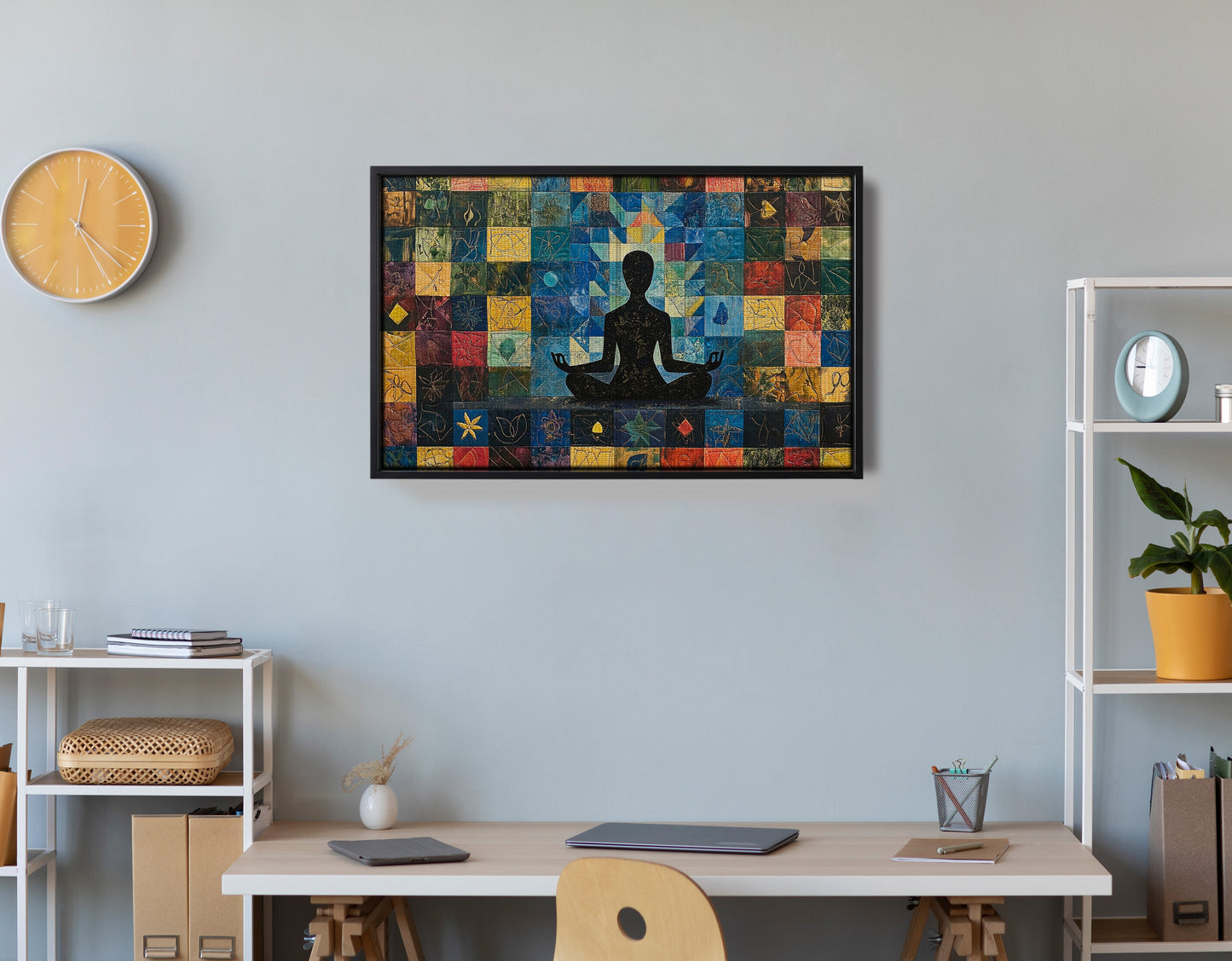 Black Woman Meditation African American wall art view 30