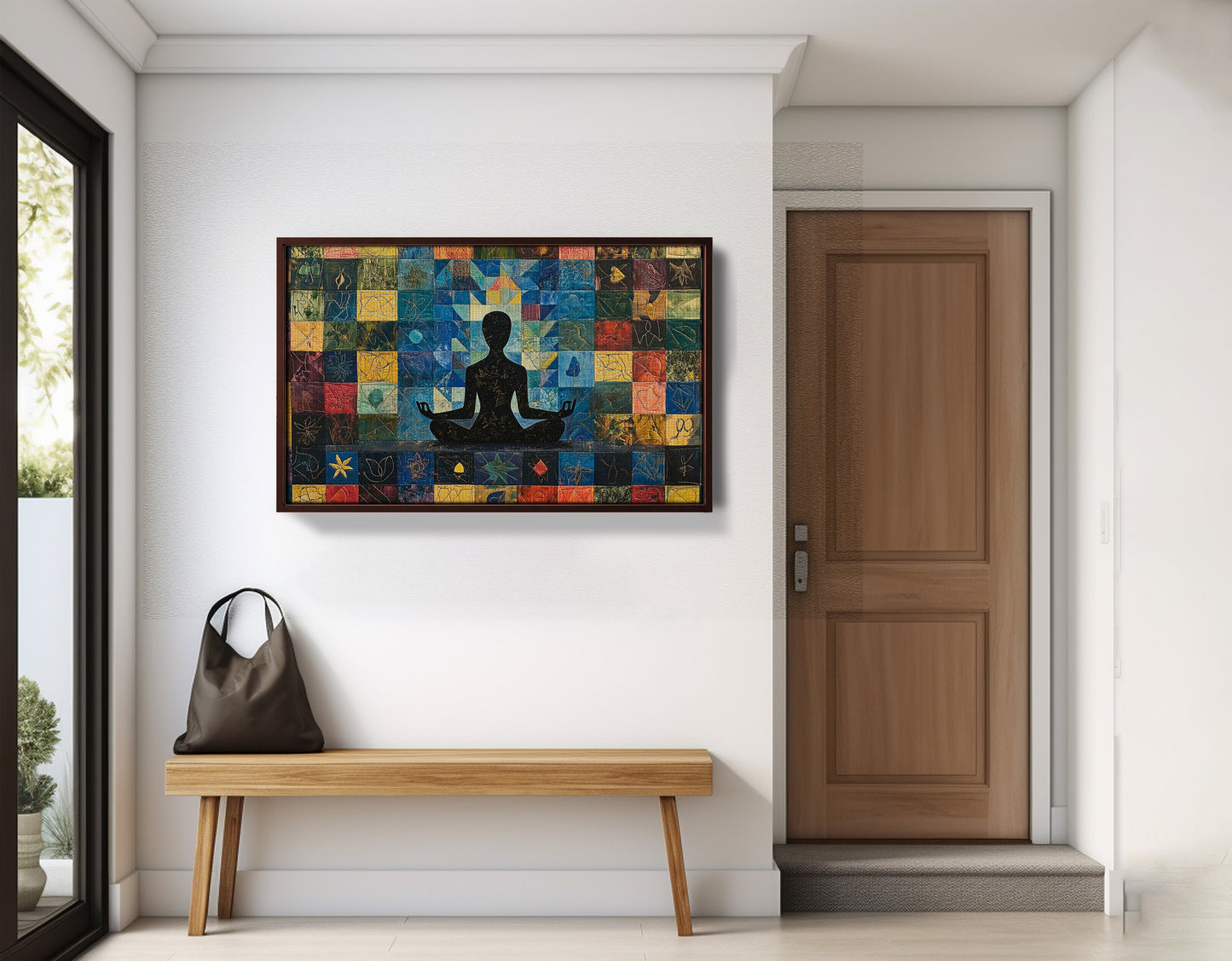 Black Woman Meditation African American wall art view 35
