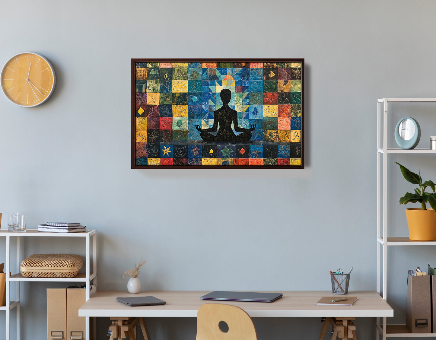 Black Woman Meditation African American wall art view 36