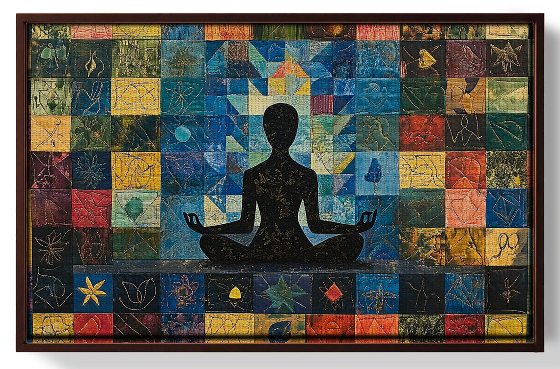 Black Woman Meditation African American wall art view 31