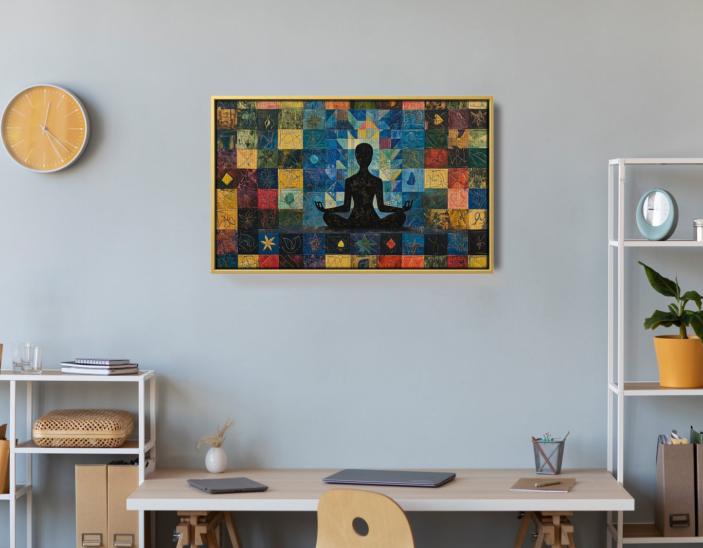 Black Woman Meditation African American wall art view 42