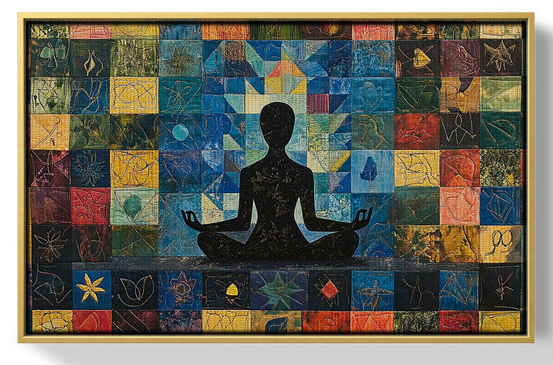 Black Woman Meditation African American wall art view 37