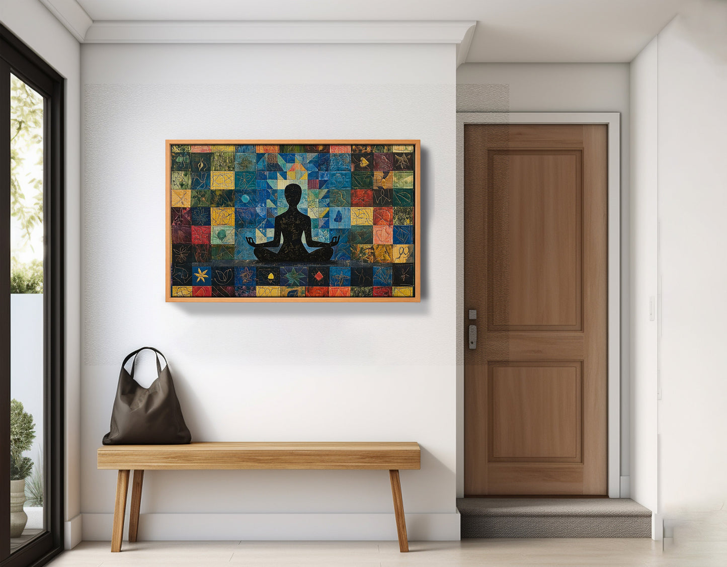 Black Woman Meditation African American wall art view 47