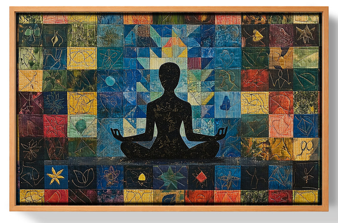 Black Woman Meditation African American wall art view 43