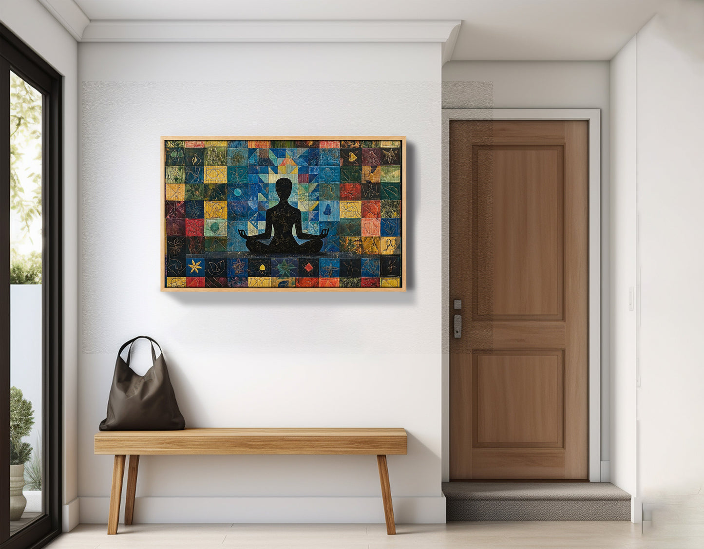 Black Woman Meditation African American wall art view 53