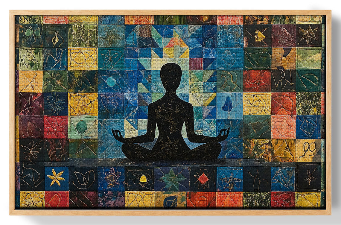 Black Woman Meditation African American wall art view 49