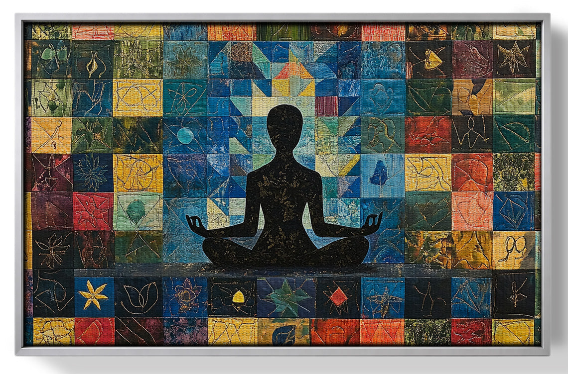 Black Woman Meditation African American wall art view 55