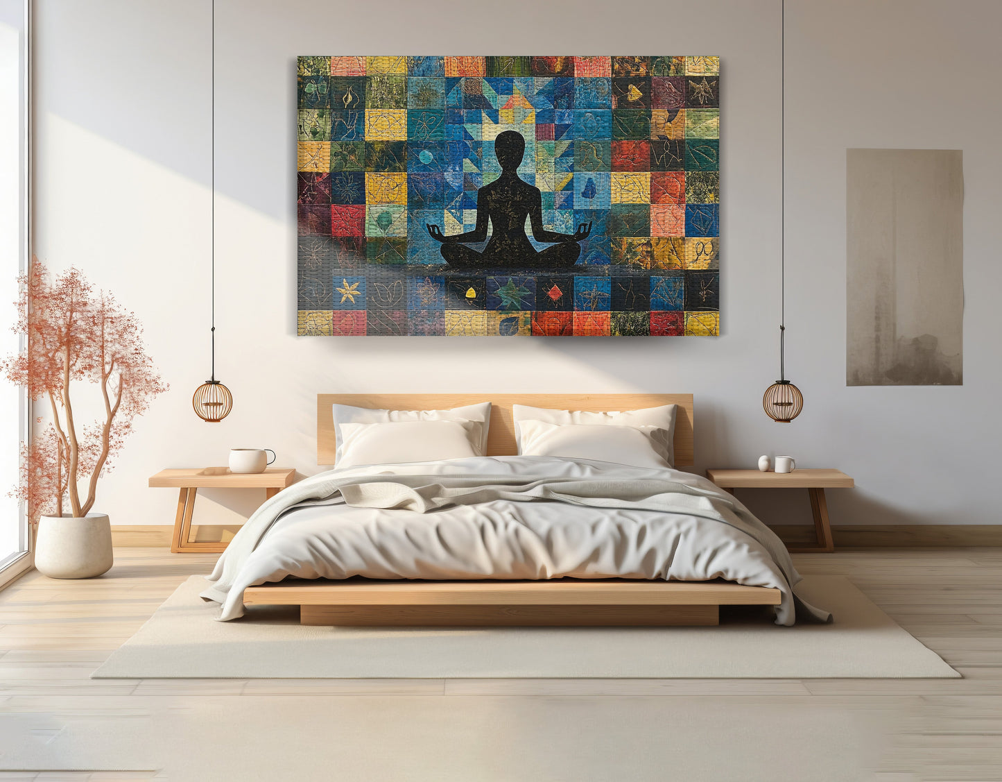 Black Woman Meditation African American wall art view 15