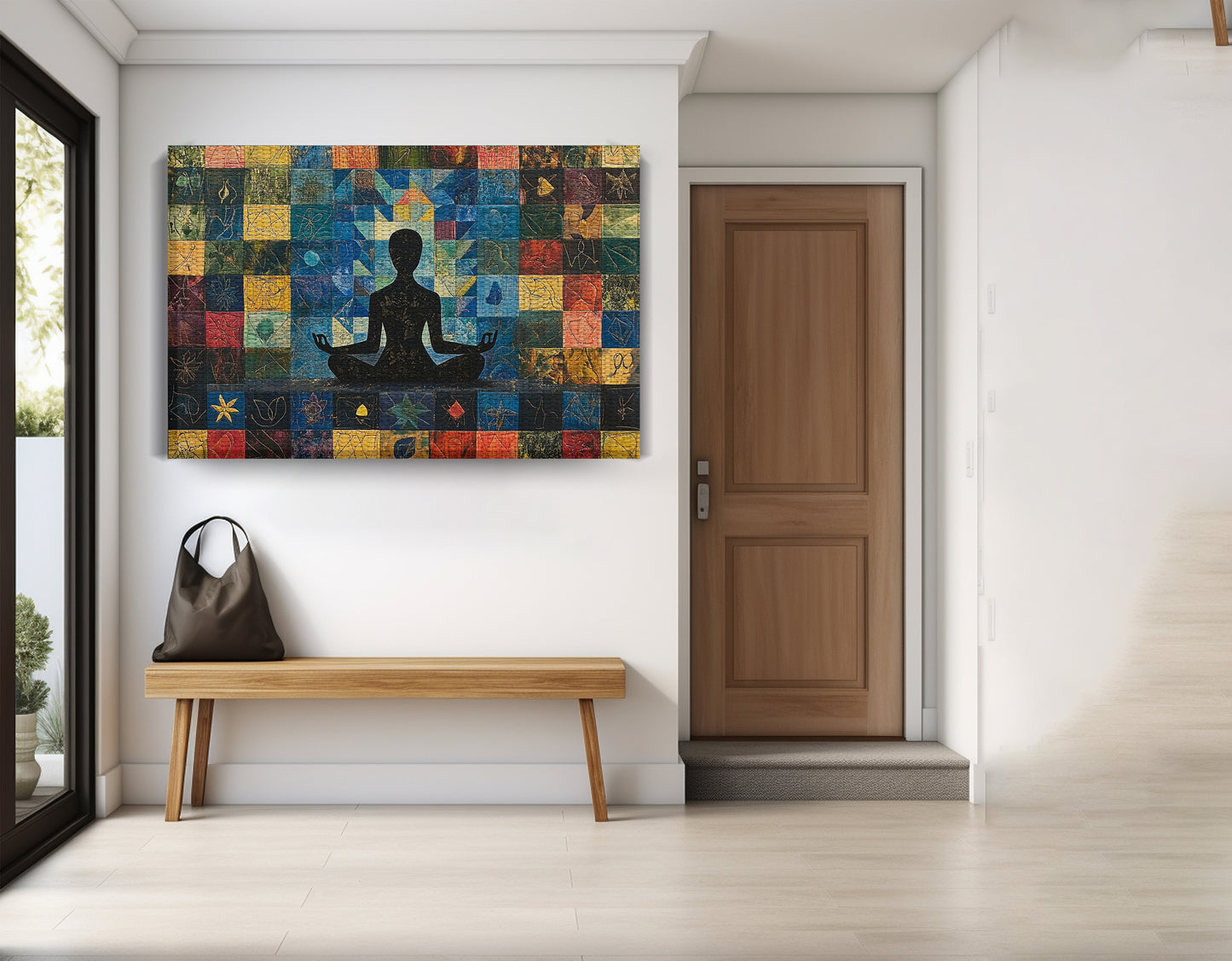 Black Woman Meditation African American wall art view 17