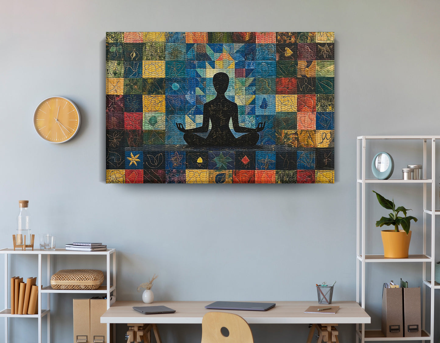 Black Woman Meditation African American wall art view 18