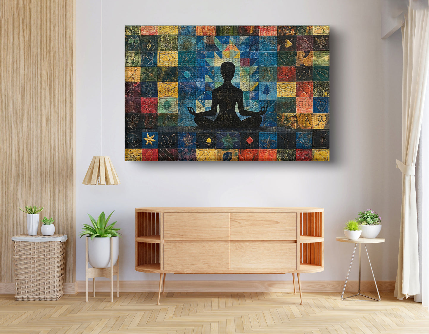 Black Woman Meditation African American wall art view 14