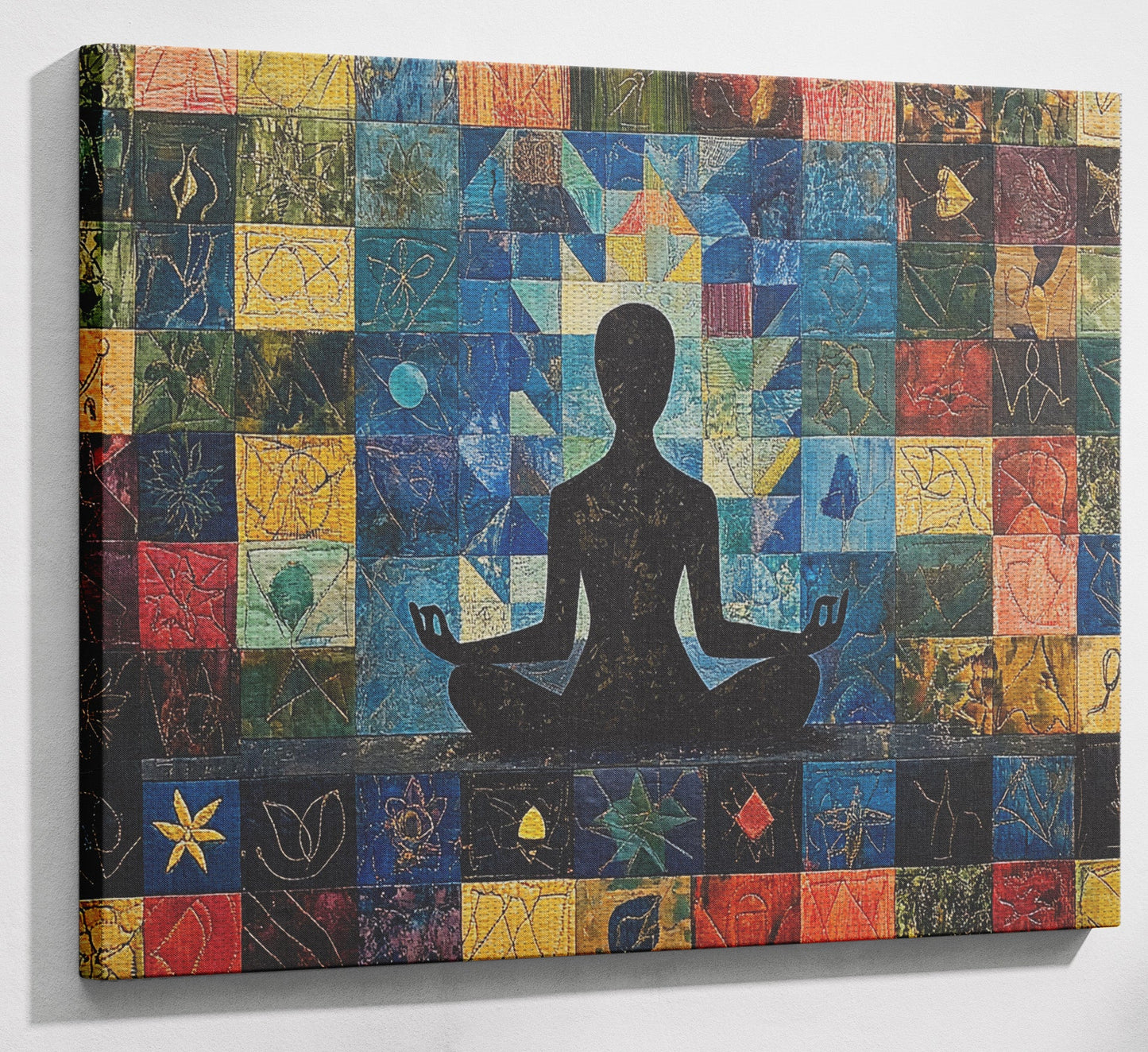 Black Woman Meditation African American wall art view 13