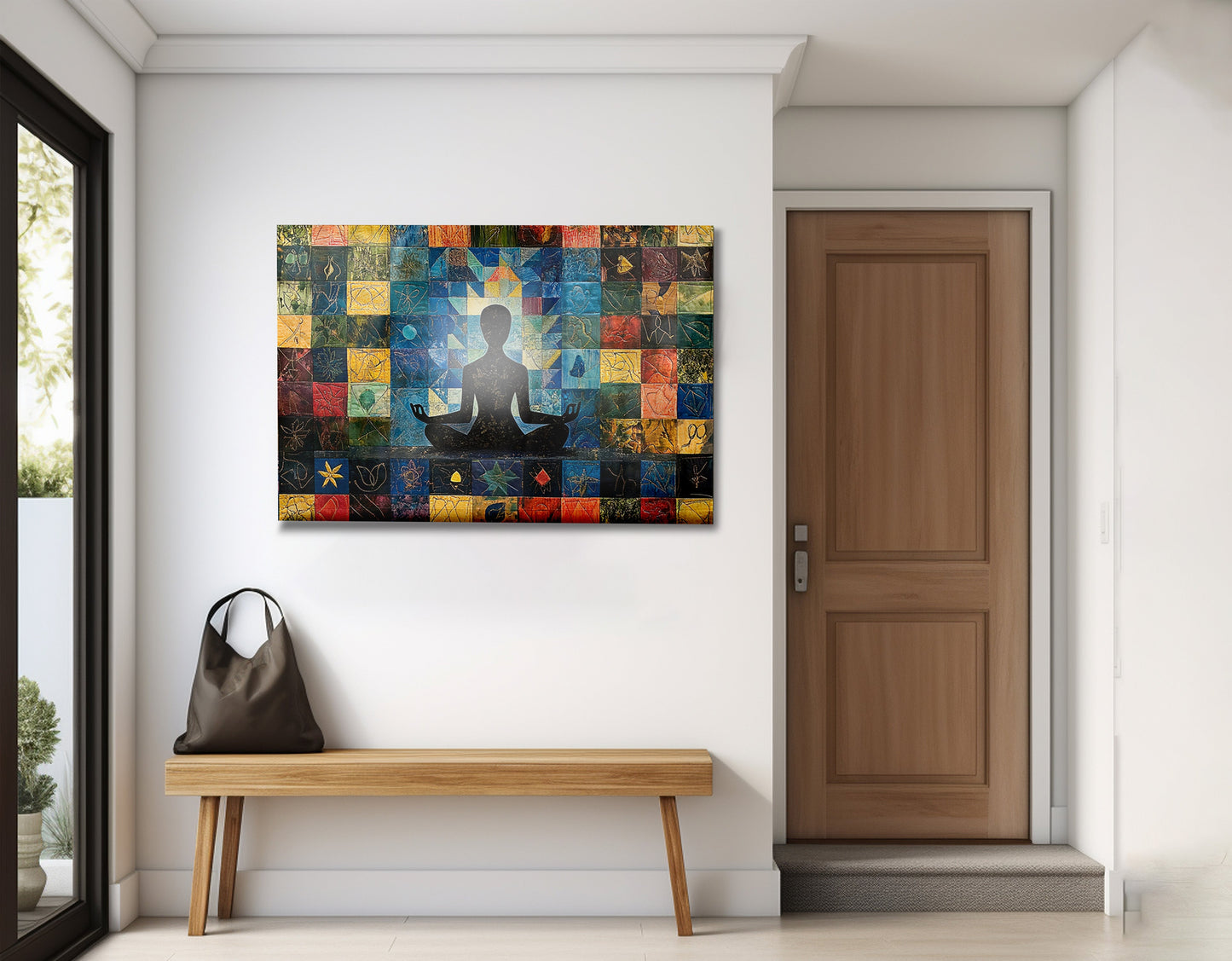 Black Woman Meditation African American wall art view 23