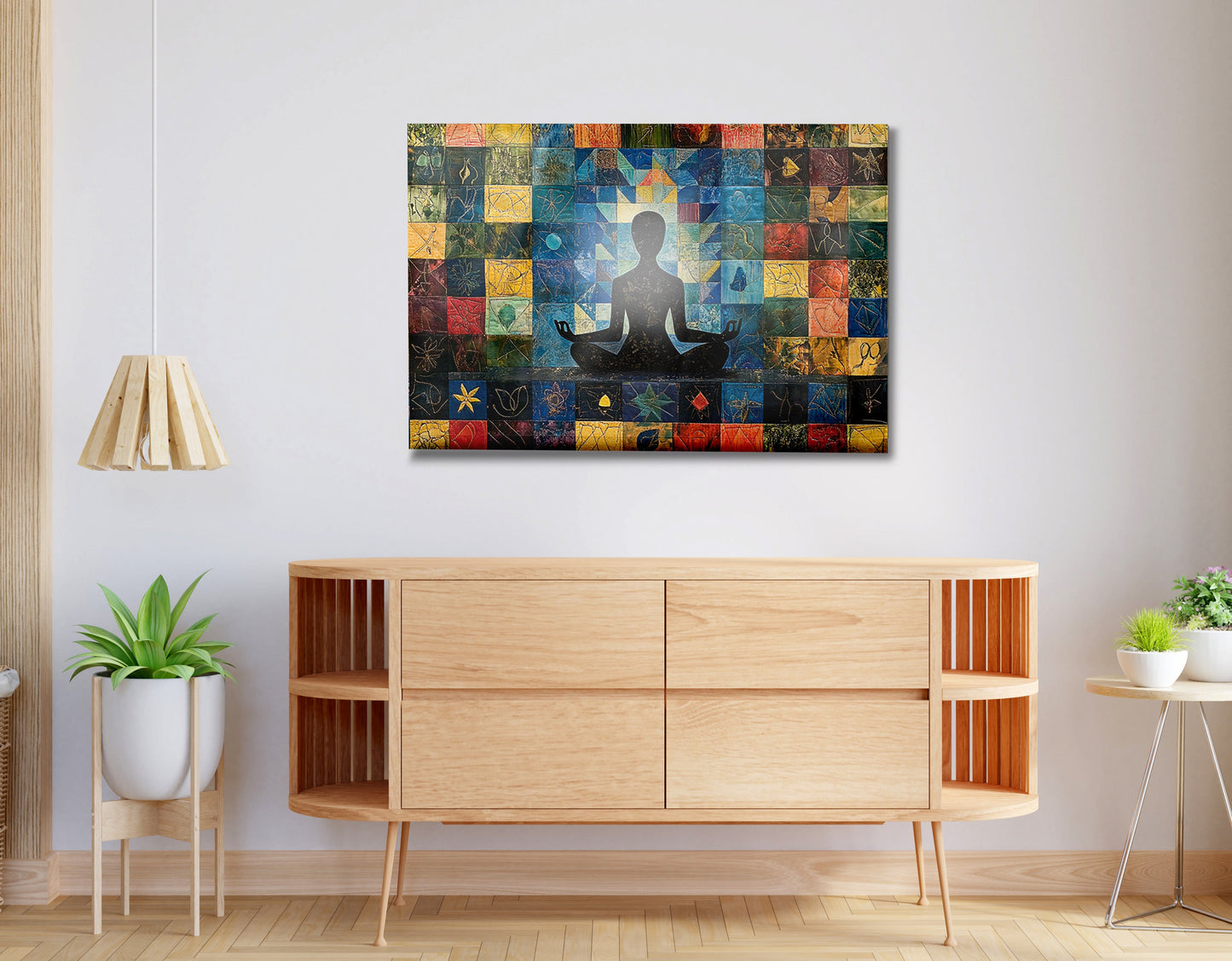 Black Woman Meditation African American wall art view 20