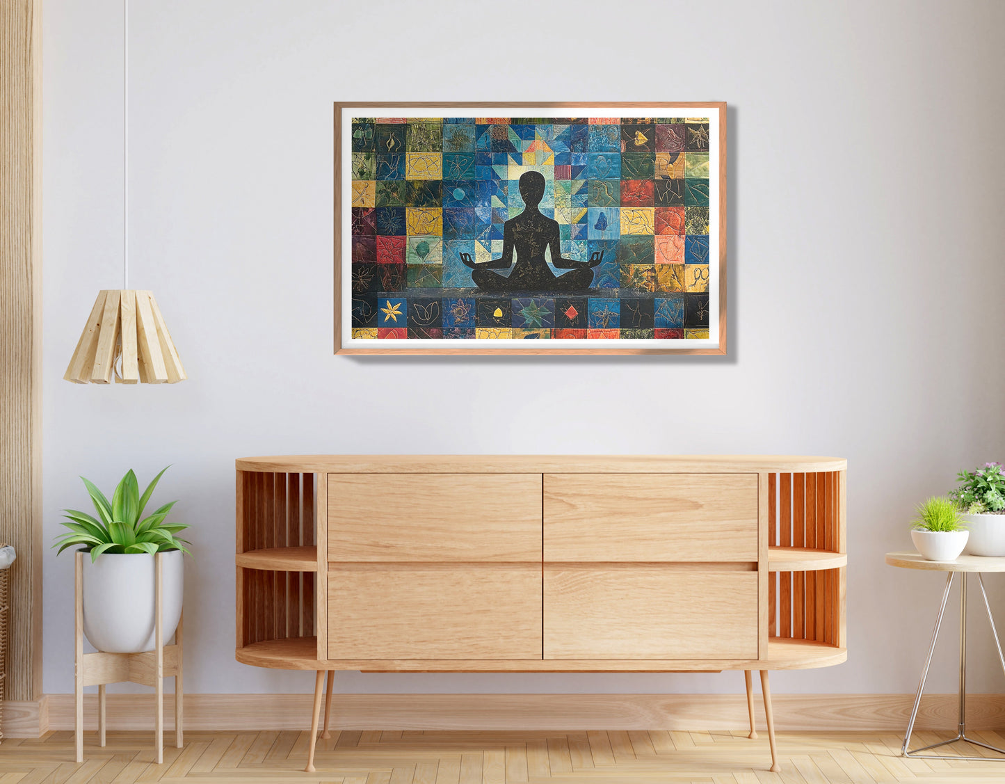 Black Woman Meditation African American wall art view 80