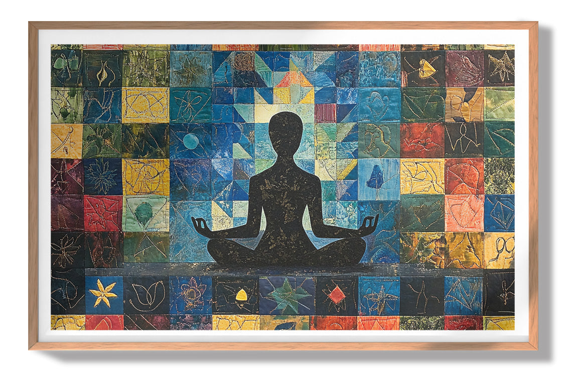 Black Woman Meditation African American wall art view 79