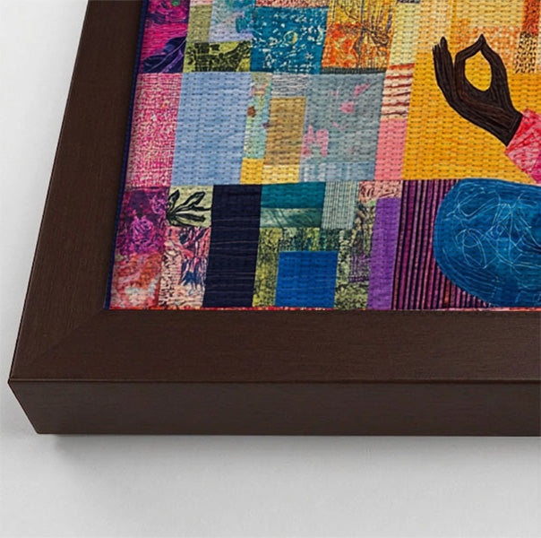 Black Girl Meditation Black children wall art view 34