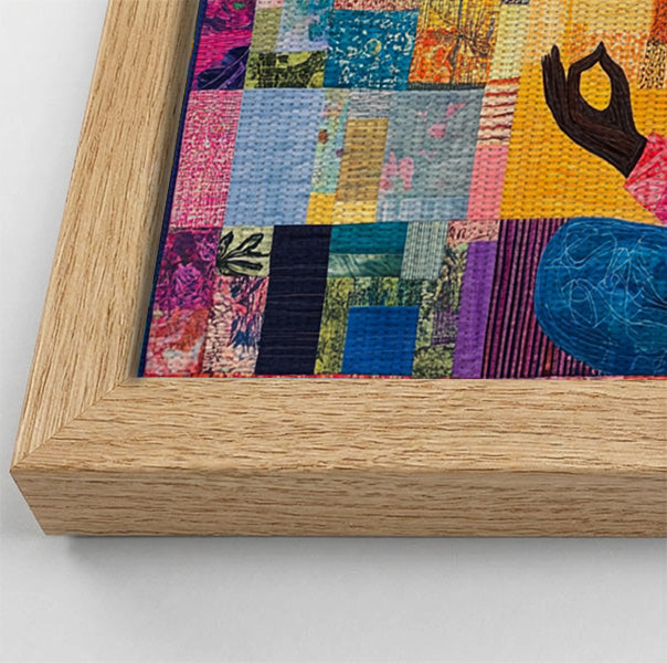 Black Girl Meditation Black children wall art view 52