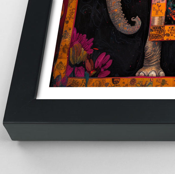 Elephant Family African American canvas print view 70