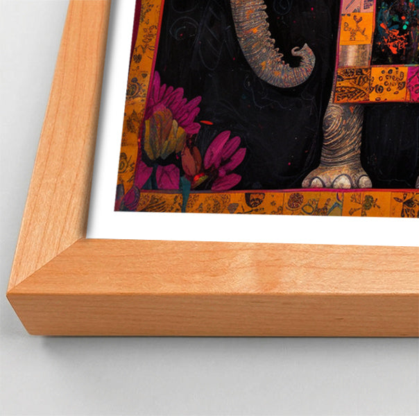 Elephant Family African American canvas print view 82