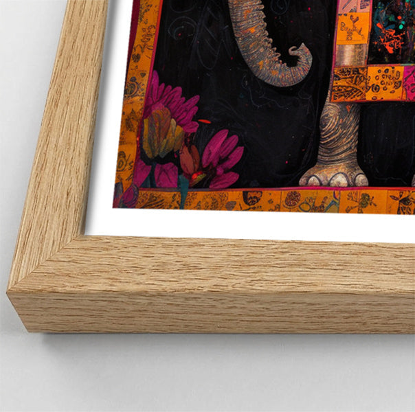 Elephant Family African American canvas print view 76