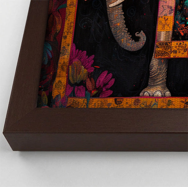 Elephant Family African American canvas print view 34