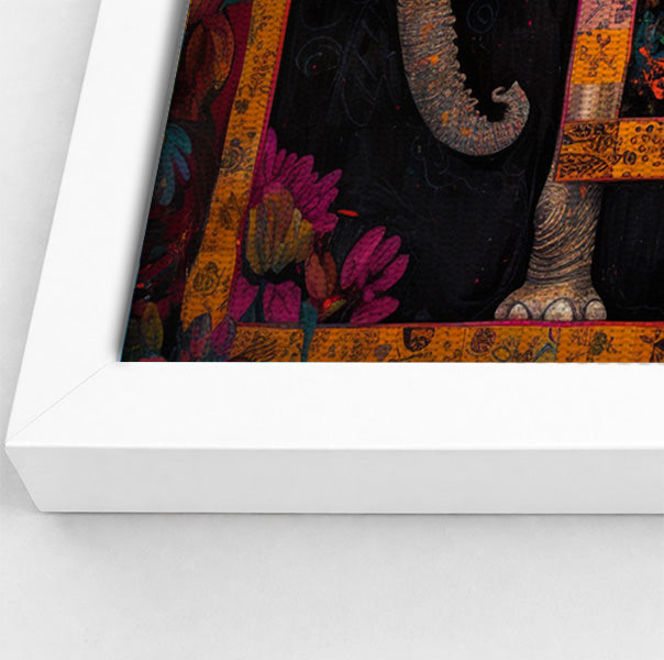 Elephant Family African American canvas print view 64