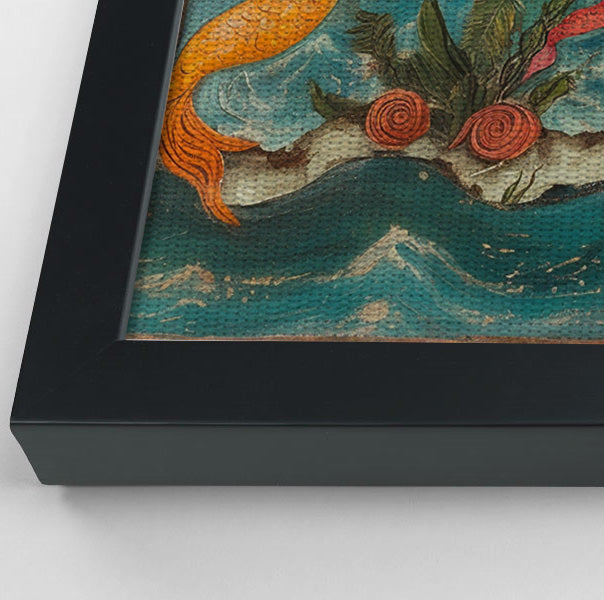 Black Mermaid Ocean Dance Caribbean wall art view 28