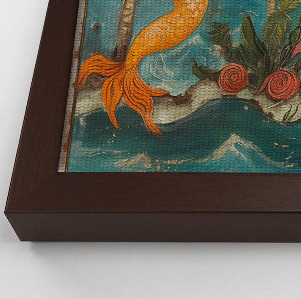 Black Mermaid Ocean Dance Caribbean wall art view 34