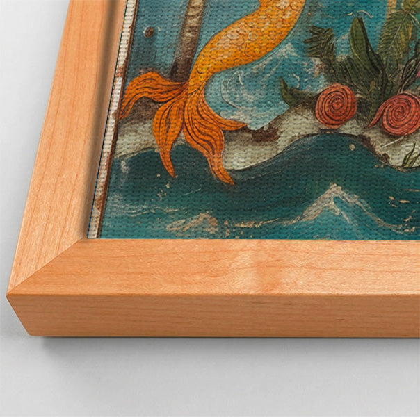 Black Mermaid Ocean Dance Caribbean wall art view 46