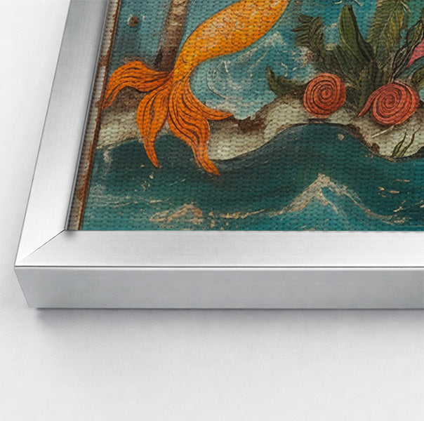 Black Mermaid Ocean Dance Caribbean wall art view 58