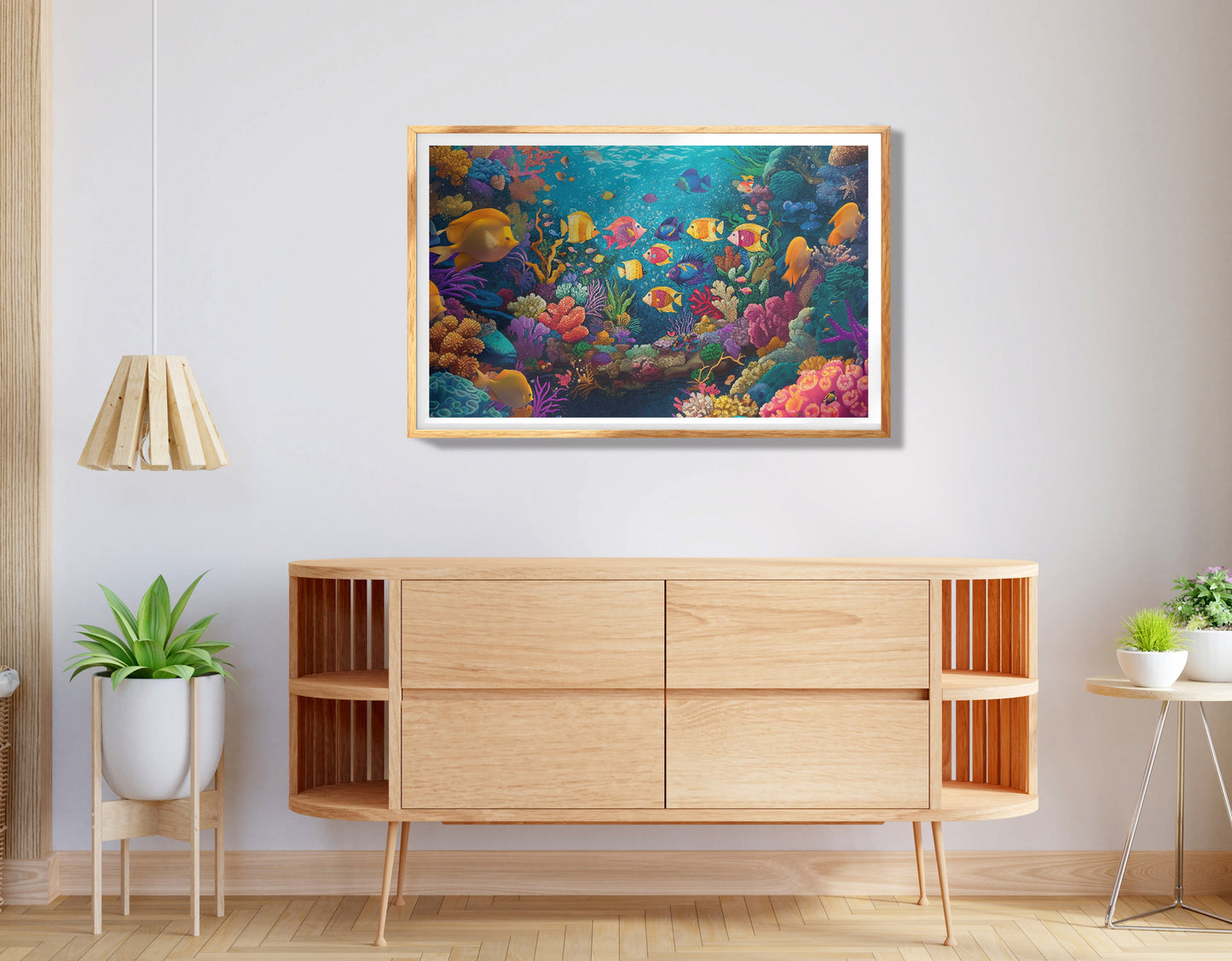Colorful Tropical Fish Caribbean wall art view 74