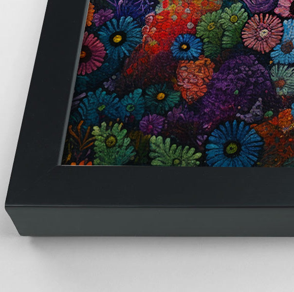 Tropical Fish Coral Black Caribbean wall art view 28