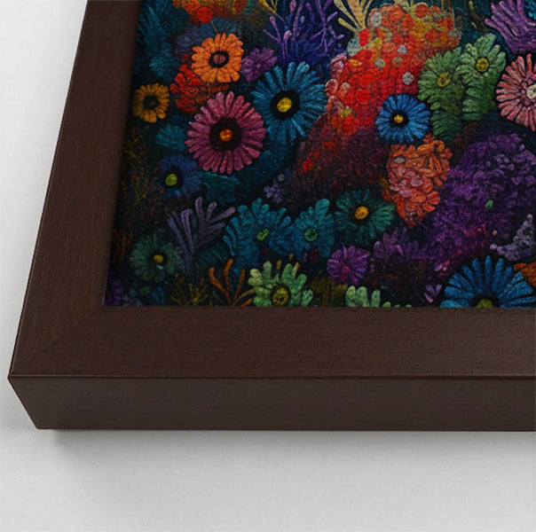 Tropical Fish Coral Black Caribbean wall art view 34