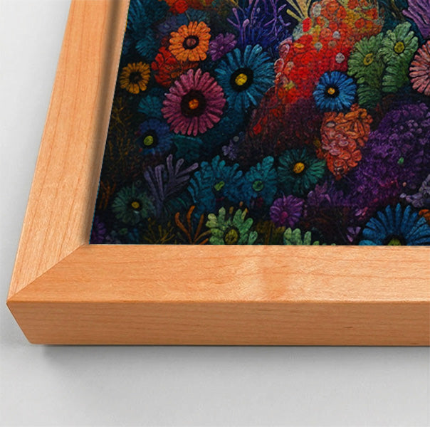 Tropical Fish Coral Black Caribbean wall art view 46