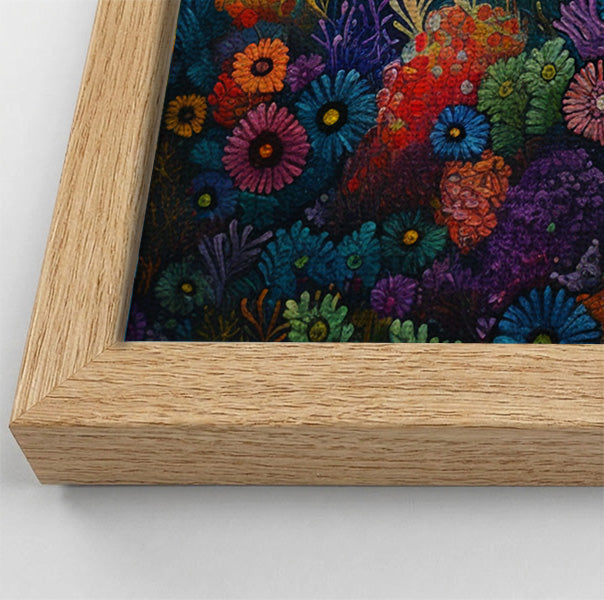 Tropical Fish Coral Black Caribbean wall art view 52